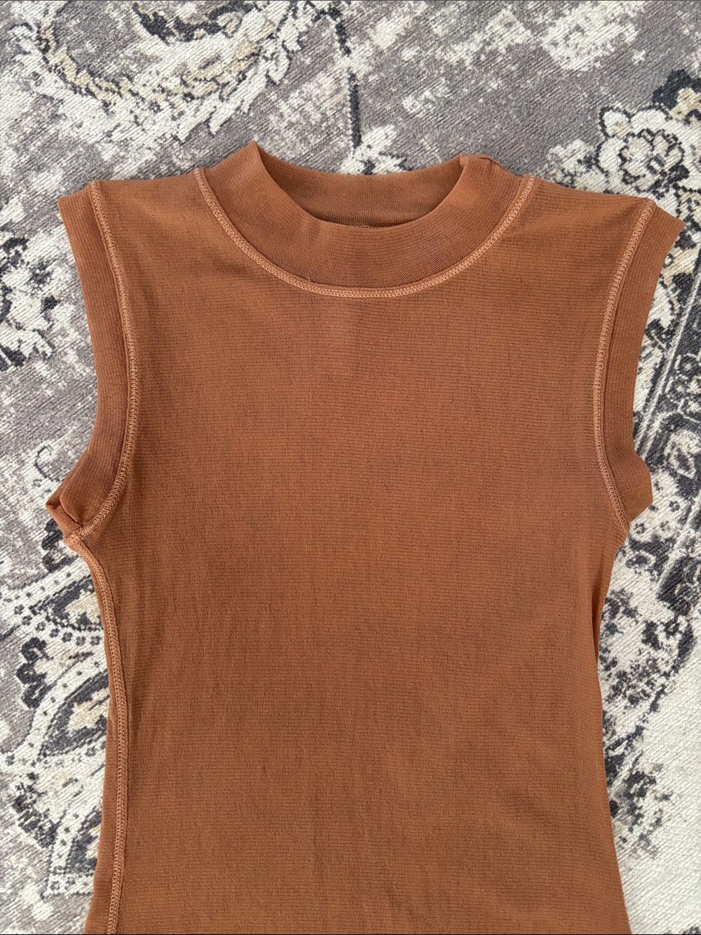 SKIMS SHEER SLEEVELESS CREWNECK BODYSUIT - Picture 2 of 6